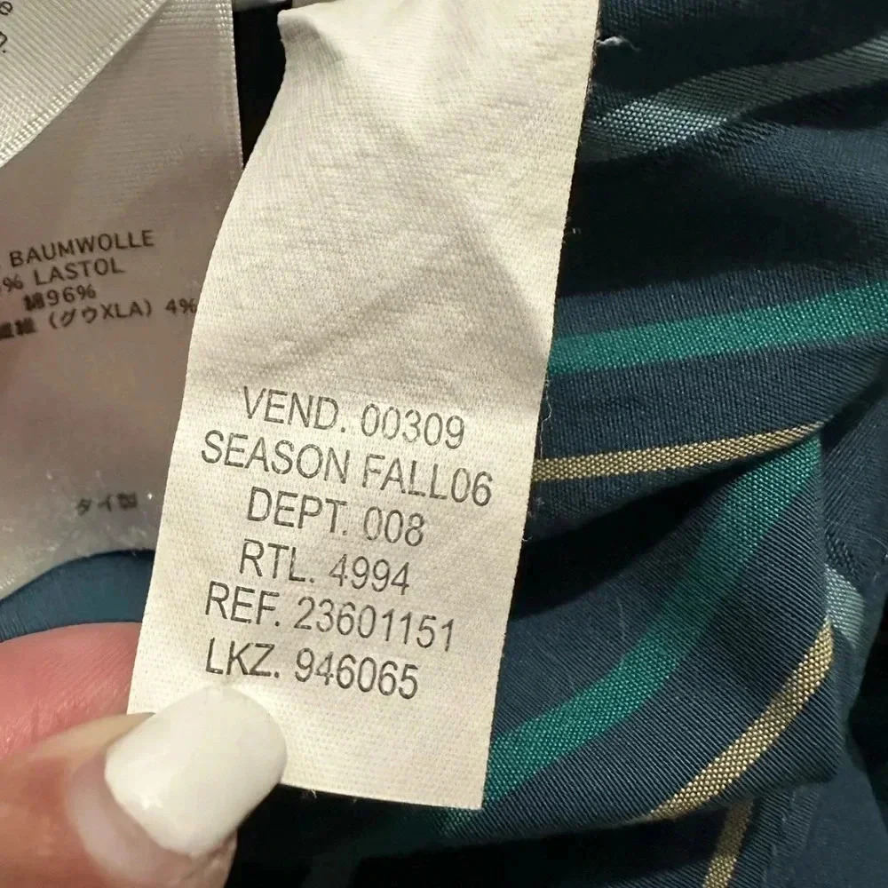 Eddie Bauer Women’s Striped Button Down Wrinkle Resistant Stretch Blouse Size XL - Picture 6 of 6